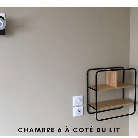 Coliving Confort- Les Lille-maison Partagee-7 Chambres-5 Sdb-6wc-loos Les Lille 게스트하우스
