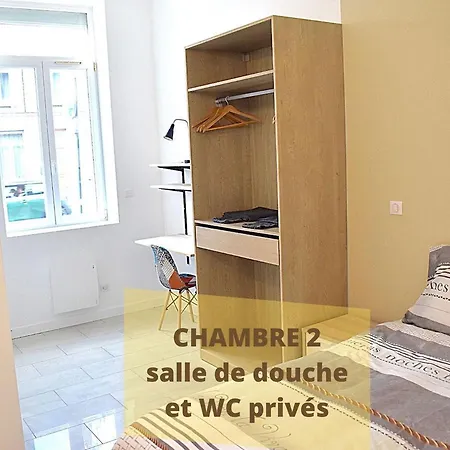Coliving Confort- Les Lille-maison Partagee-7 Chambres-5 Sdb-6wc-loos Les Lille *