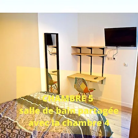 Coliving Confort- Les Lille-maison Partagee-7 Chambres-5 Sdb-6wc-loos Les Lille Vendégház *