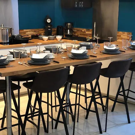 Coliving Confort- Les Lille-maison Partagee-7 Chambres-5 Sdb-6wc-loos Les Lille 게스트하우스