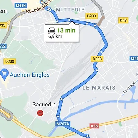 게스트하우스 Coliving Confort- Les Lille-maison Partagee-7 Chambres-5 Sdb-6wc-loos Les Lille